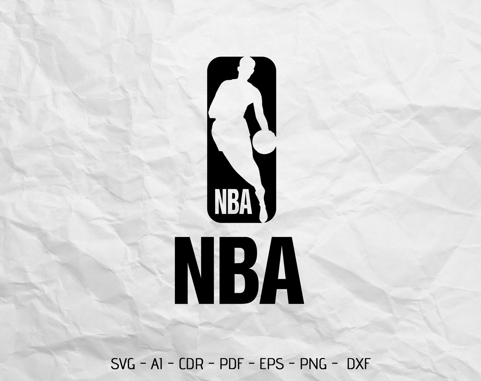 NBA logo svg for Cricut Laser cut and Print | Etsy