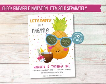 Ananas-Hängedeko Mit Glitzer – 16 Stück Spiralen Für Party | Tropische Deko Für Geburtstag, Hochzeit & Luau-Party