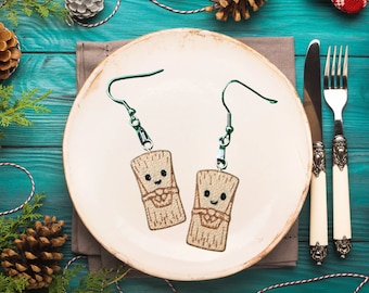 Tamale Food Earrings