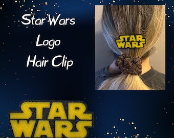 Star Wars Logo Inspired Hair Clip Barrette