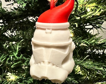 Star Wars Disney Inspired Clone Trooper Helmet Christmas Holiday Ornament