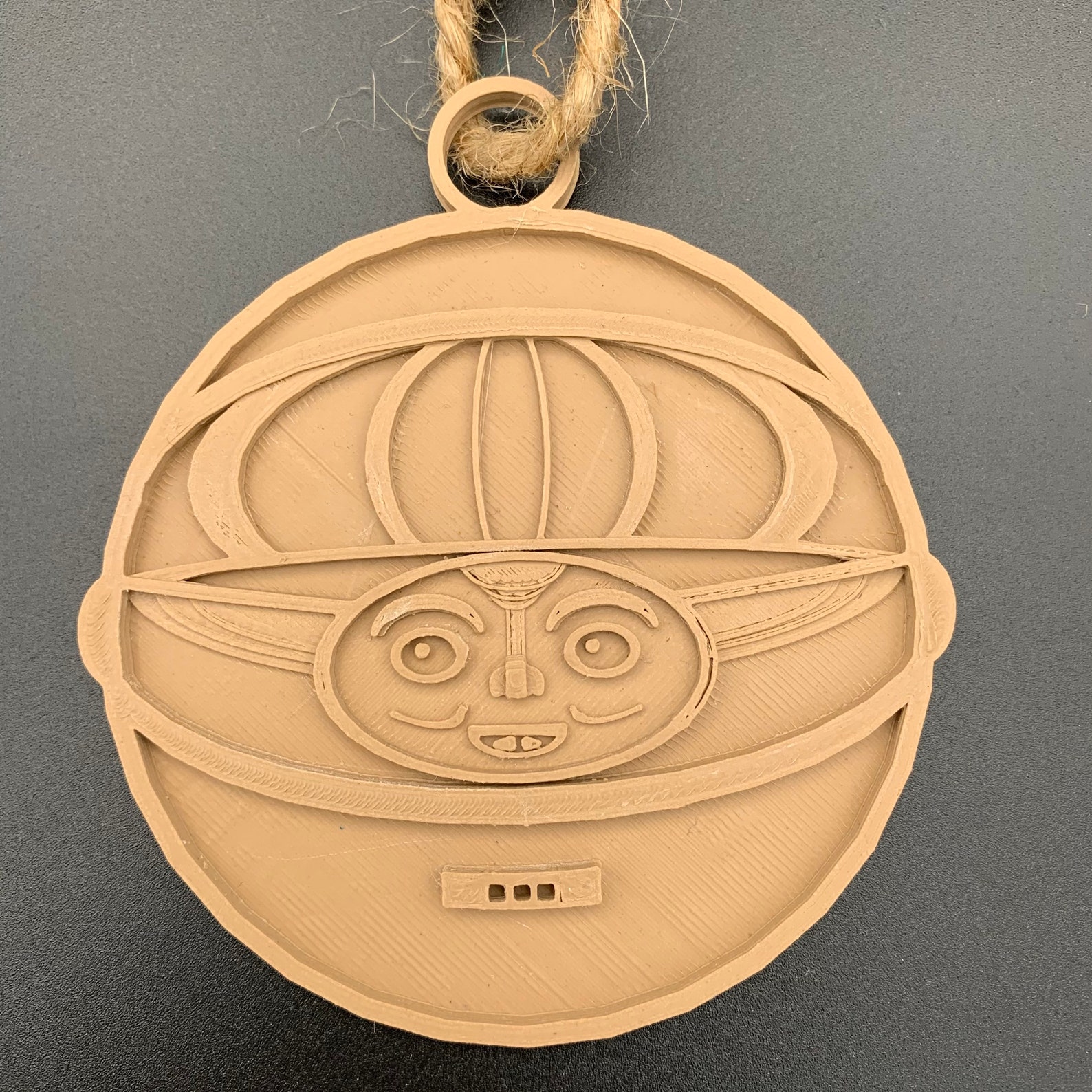 Tiki Grogu Baby Yoda The Child in Floating Crib Ornament Etsy