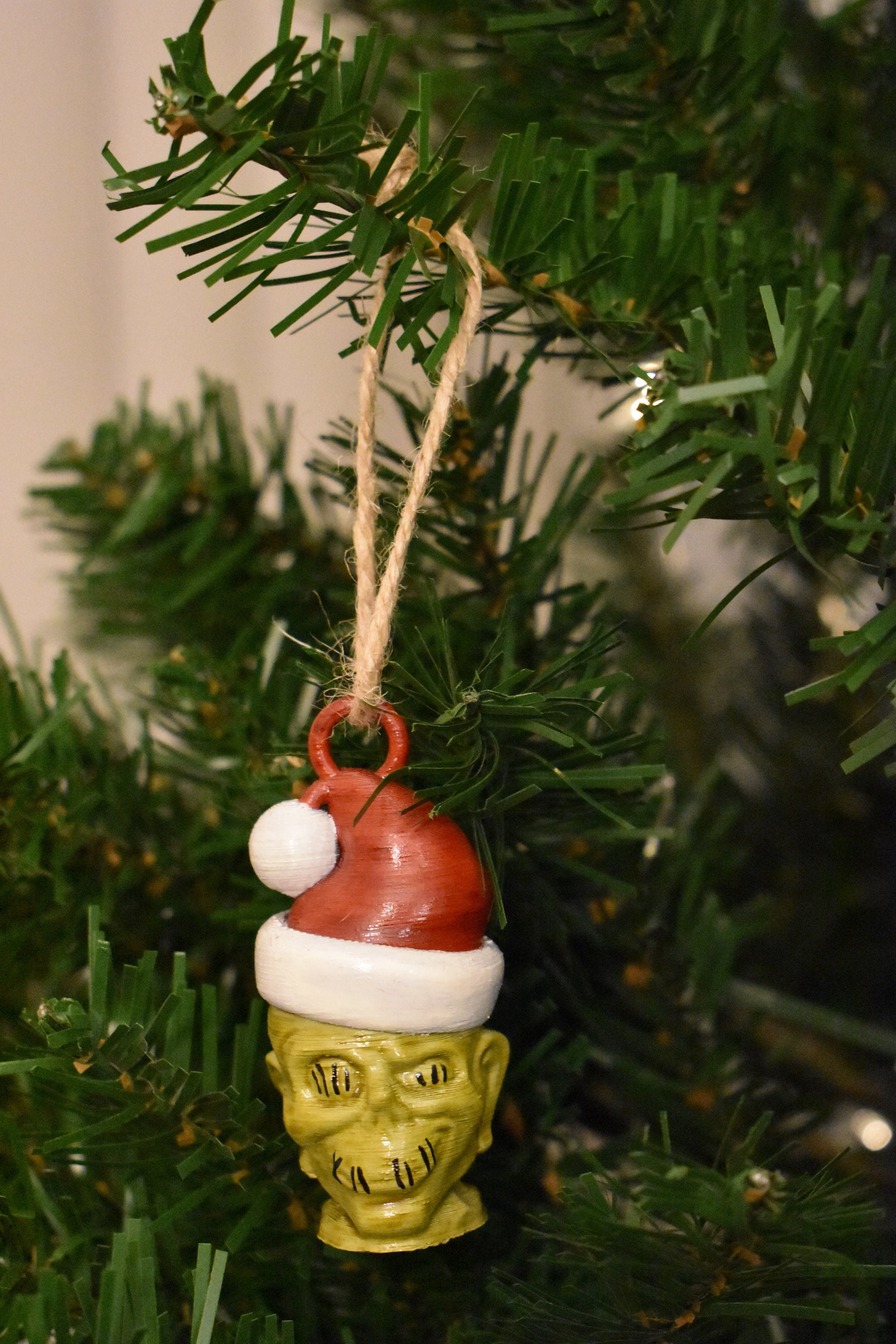 Zombie Christmas Ornament Etsy