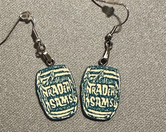 Disneyland Disney Inspired Trader Sam’s Barrel Shipwreck Mug Dangle Earrings