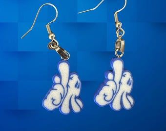Disney Inspired LA Mickey Mouse Hands Earrings