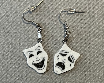 Smile Now Cry Later 3D printed Earrings