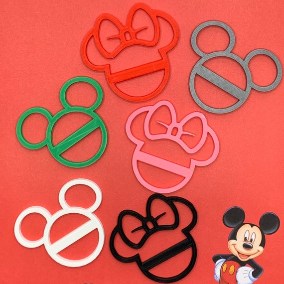 Minnie Mouse / Mickey Mouse T-shirt Clip Slides - Etsy