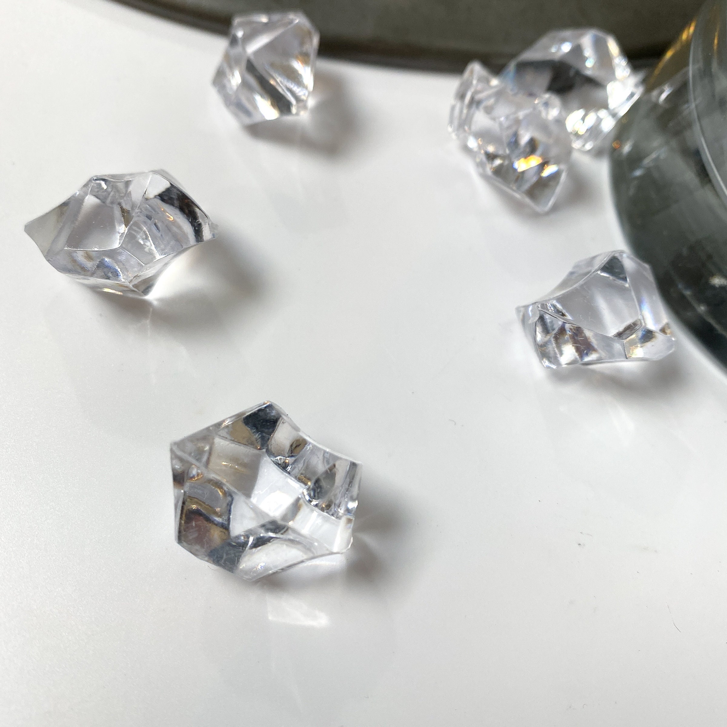 Fake CRUSHED Ice Cube Kit Faux Ice Cubes Fake Drink Decor Etsy