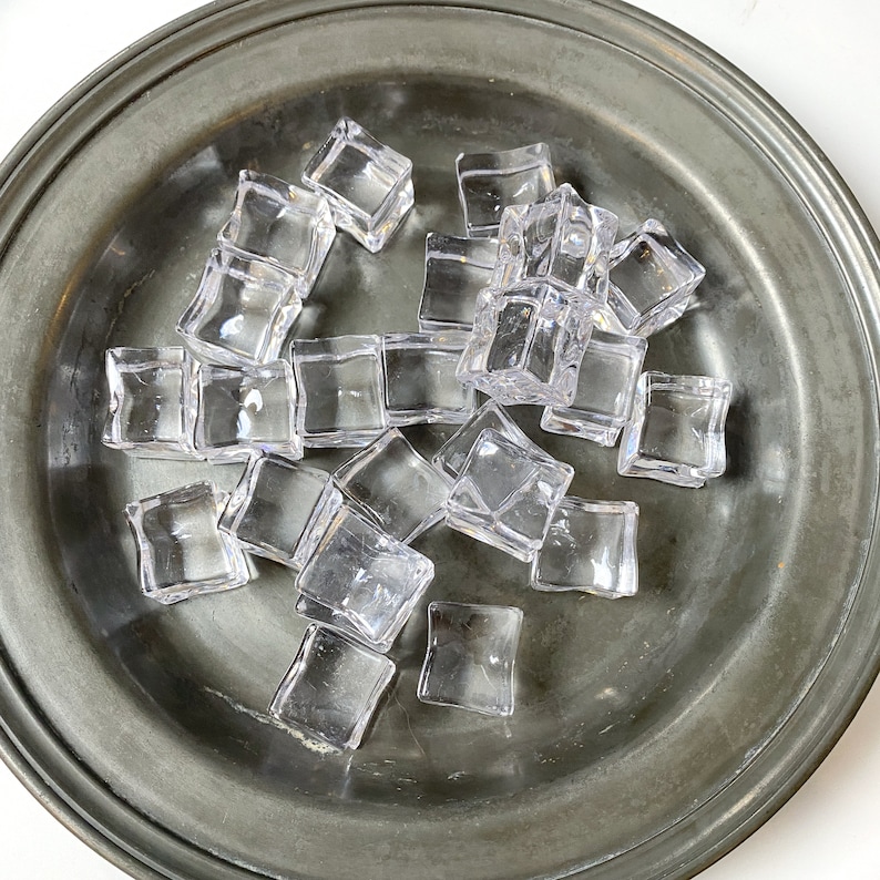 Fake Ice Cube Kit Faux Ice Cubes Fake Drink Decor Ice Cube Etsy