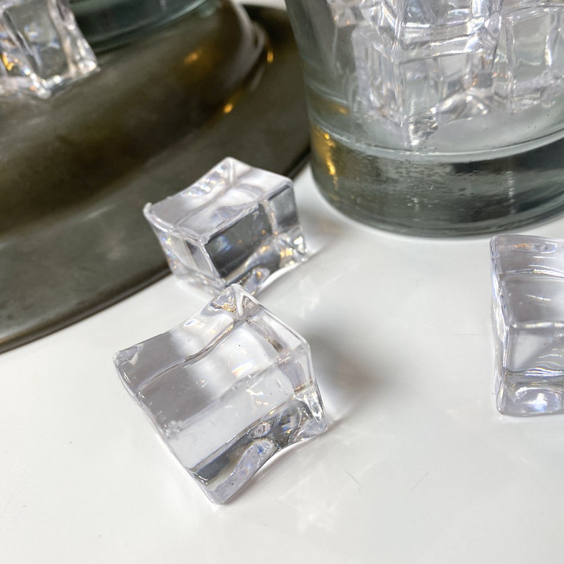 Fake Ice Cube Kit Faux Ice Cubes Fake Drink Decor Ice Cube Etsy