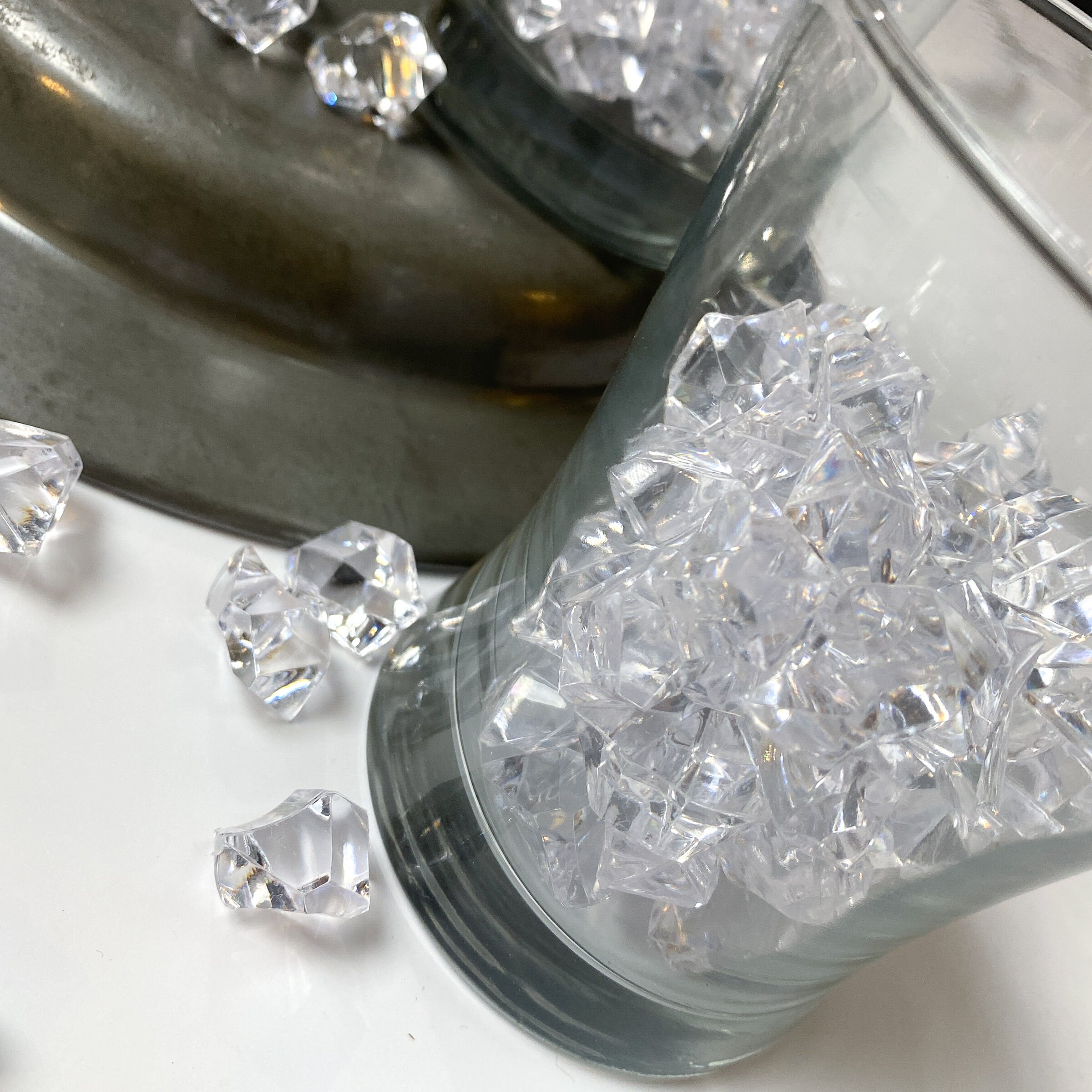 Fake CRUSHED Ice Cube Kit Faux Ice Cubes Fake Drink Decor Etsy