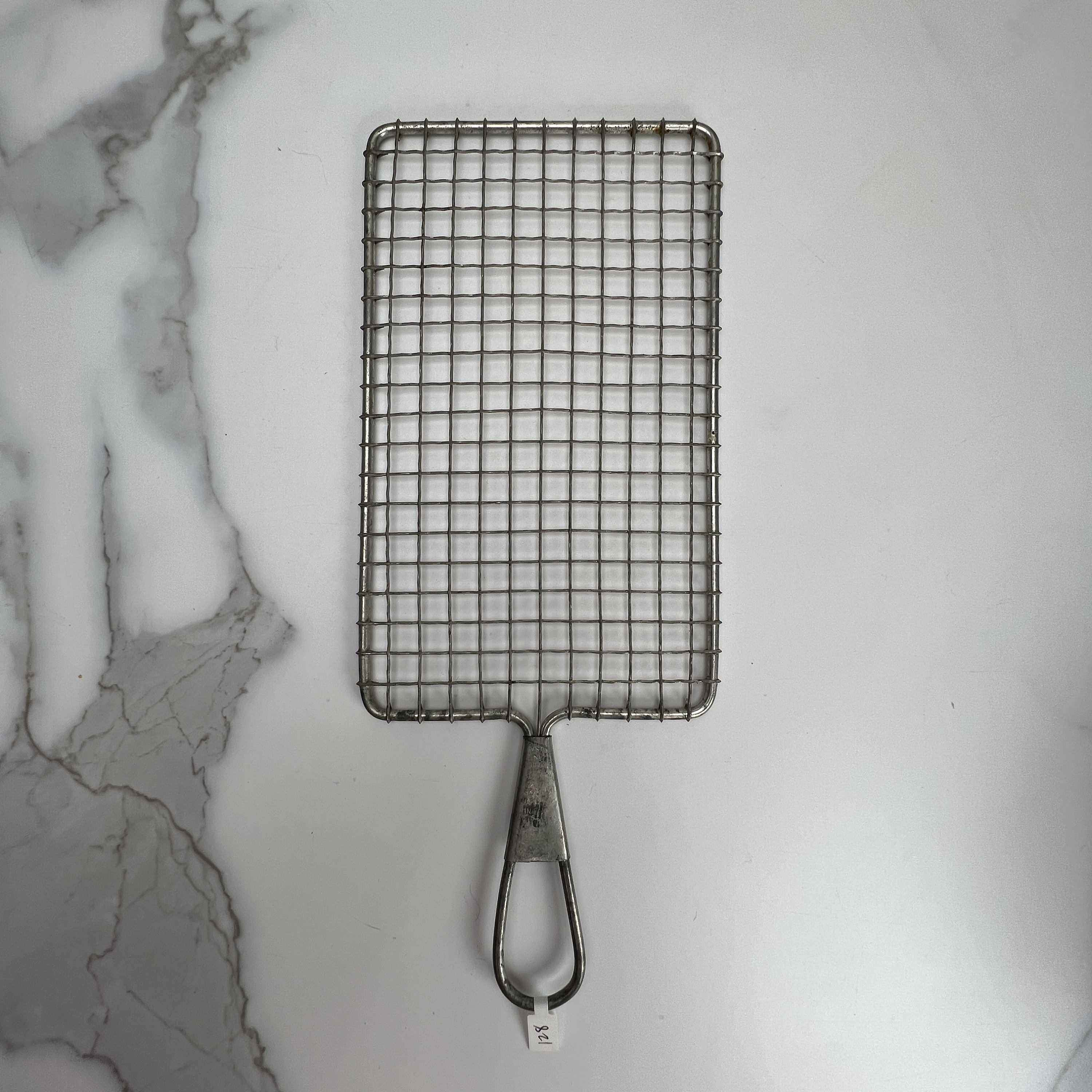 Vintage Rectangle Cooling Rack Grater Wire Paddle Farmhouse Rustic Food Photography Props Baking Tools Vintage Kitchen