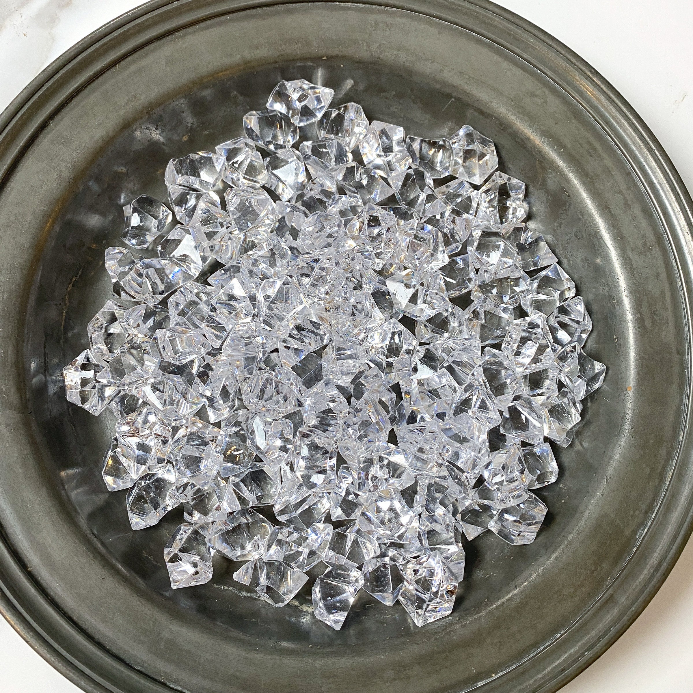 Fake CRUSHED Ice Cube Kit Faux Ice Cubes Fake Drink Decor Etsy