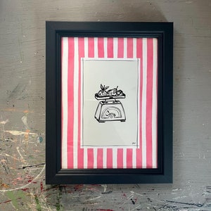 Artful Art Gift | Framed Art | Painted Frames | Handpainted Gift | Decorative Decor | Artful Art Gift I Beach Decor I Kitchen Decor