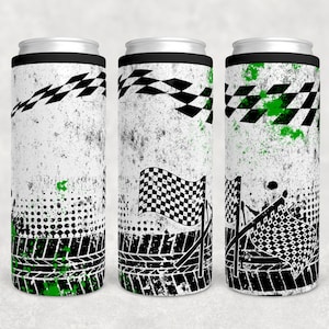 Sublimation Regular Slim Can Cooler Cooler Design Green Racing Sublimation Design Digital Download PNG Instant DIGITAL tumblers Tamara