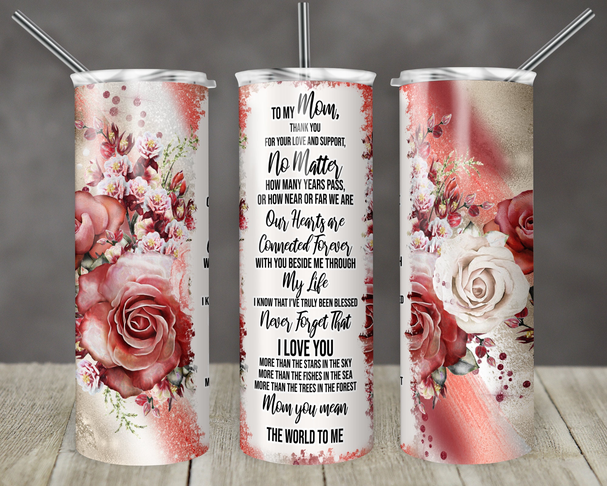 Blessed Mom Tumbler - Sublimation Tumbler – Love In The City Shop