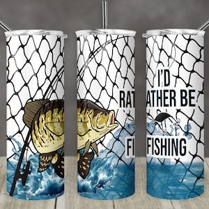 20 oz Skinny Tumbler Crappie Fishing fisherman Id rather be Fishing Sublimation Design Digital Download PNG Instant DIGITAL