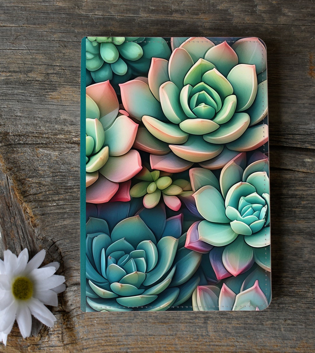 Sublimated Journal Journal Sublimation Design Template 3D Floral Flower Pretty Flower ...