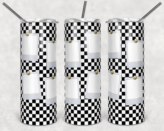Checkered Flag Racing 20oz Skinny Tumbler Png Sublimation Design Download, Checkered  Tumbler Png, Race Tumbler Png, Sublimate Download 