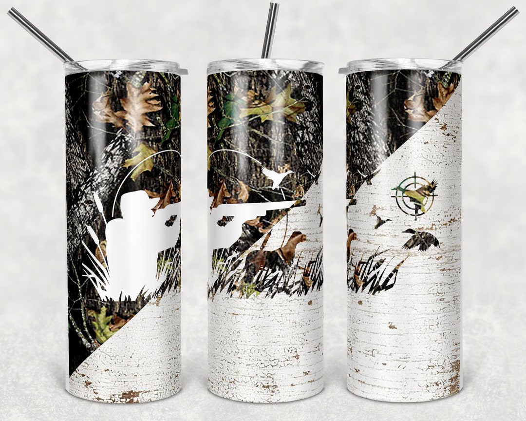 20 Oz Skinny Tumbler Duck Hunting Sublimation Design Digital Download ...