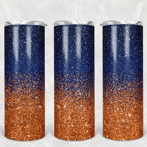 20 Oz Skinny Tumbler Sublimation Design Template Glitter Ombre - Etsy