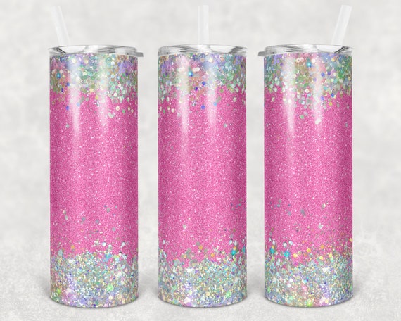 Ship from USA RTS Sublimation 20oz sparkly stanley tumblers for