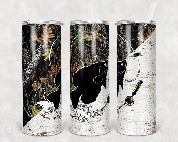 20 oz Skinny Tumbler Crappie Fishing Sublimation Design  Digital Download PNG Instant DIGITAL ONLY rts tumblers Tamara