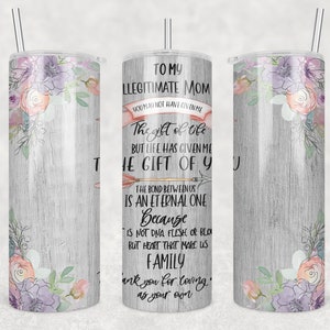 20 oz Skinny Tumbler Bonus Illegitimate Quote Sublimation Design Digital Download Mothers Day PNG Instant DIGITAL ONLY rts tumblers Tamara