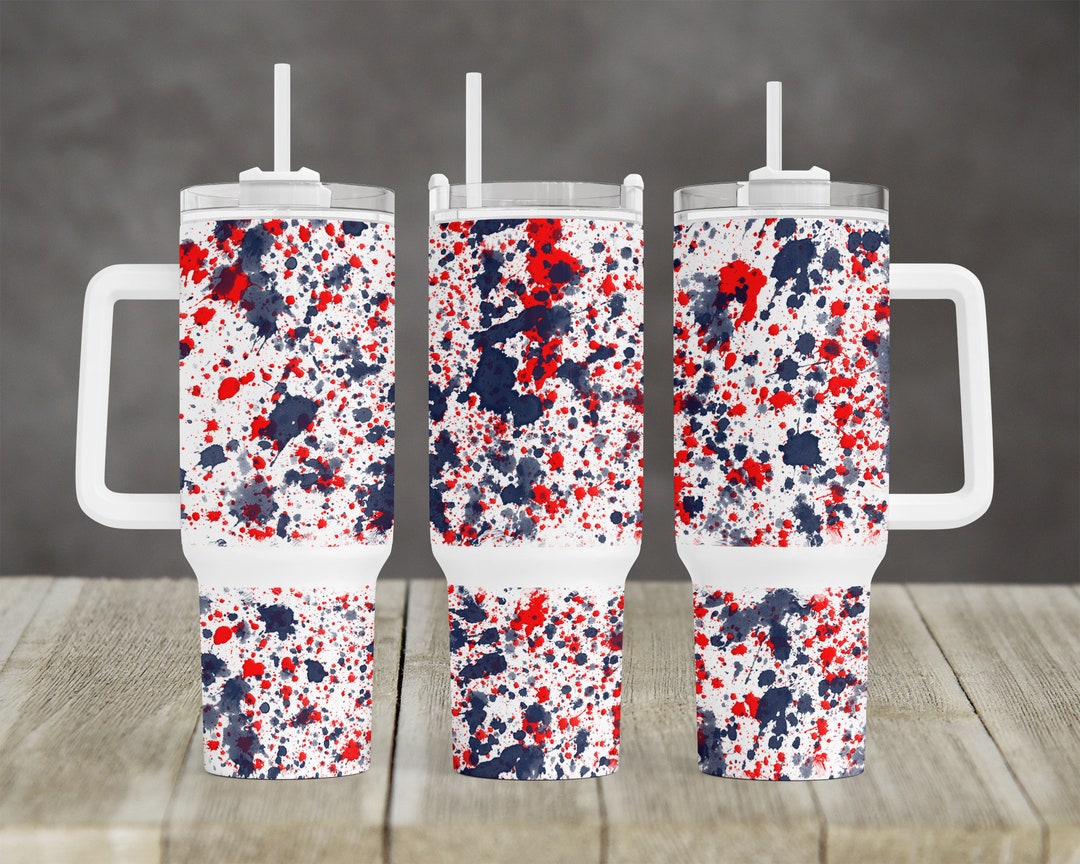 Powerwash Splatter School Add Your Logo or Mascot Design 40 Oz 2 Piece