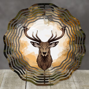 Wind spinner Design to Fit Wind Spinner Blanks Camo with Deer Center Hunting Hunter Personalize DIGITAL Datei download PNG
