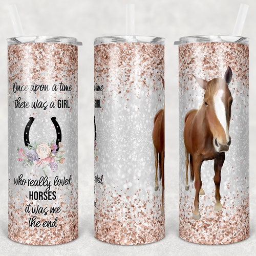 Just a Girl Who Loves Horses PNG Download Horse With Flower - Etsy