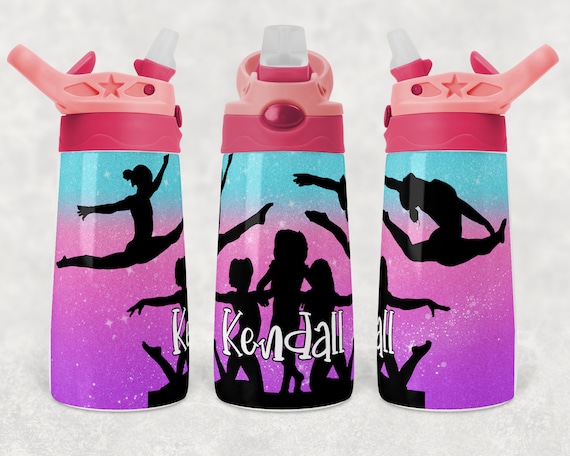 Disney Princess Glitter Water Bottle - Pink