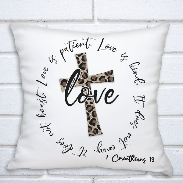 Love is patient Sublimation Design for Pillows Placemats Aprons Tote Bags and Towels Digital Download PNG DIGITAL ONLY rts tumblers Tamara
