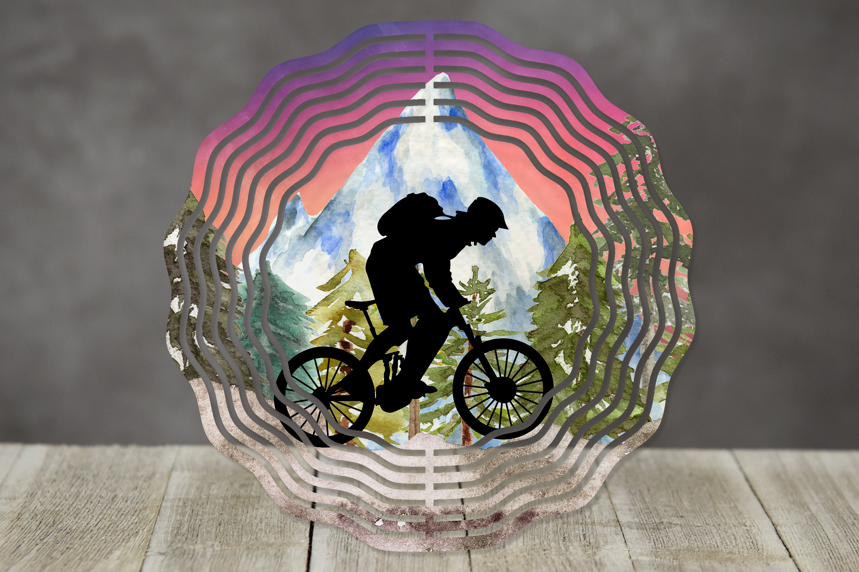 Wind Spinner Diseño de ciclismo de montaña para adaptarse a Wind