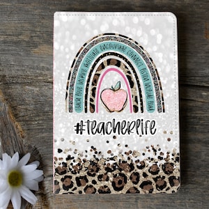 Journal Sublimation Design Template Teacher Design School Digital Download PNG Inst DIGITAL Teacher Notebook Teacher Life Rainbow