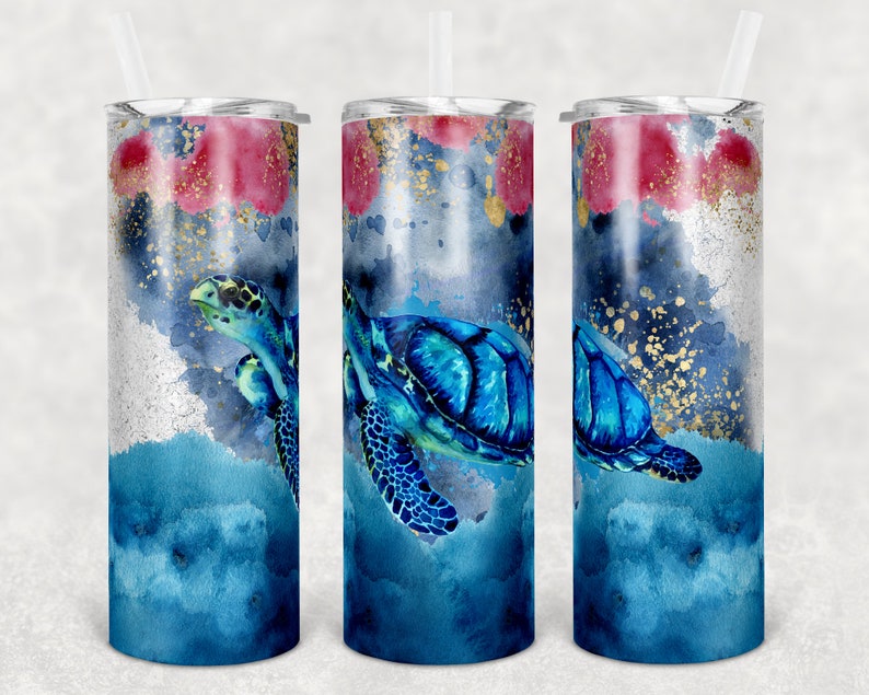 Download 20 oz Skinny Tumbler Sublimation Design Template Ink ...
