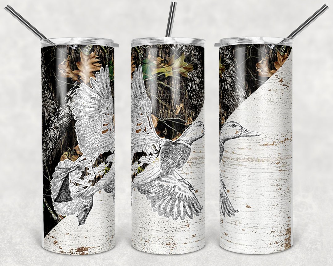 20 Oz Skinny Tumbler Duck Hunting Sublimation Design Digital Download ...