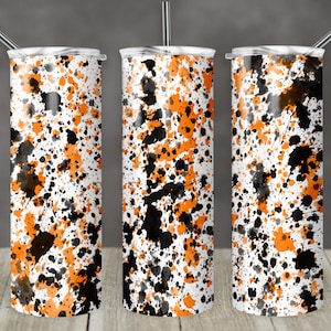 Black Orange Tumbler - Etsy