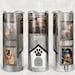 20 oz Skinny Tumbler Dog Picture Frame Tumbler photos Sublimation Design PNG Instant DIGITAL ONLY rts tumblers Tamara 
