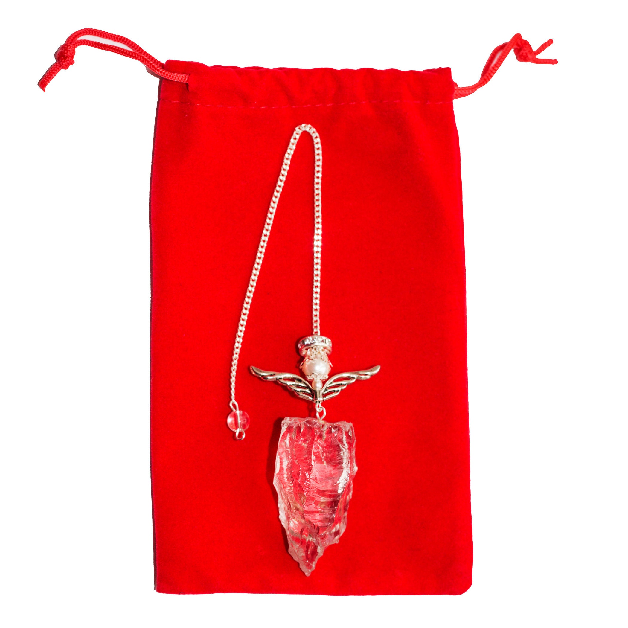 Crystal Pendulum. Angel Pendulum Physics. Quartz Raw. Etsy