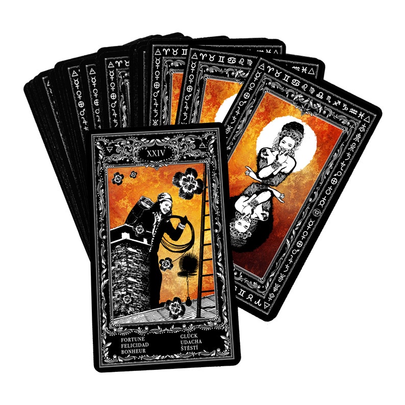 Bohemian Gipsy Oracle Cards II. Gypsy Tarot Cards Gypsy Etsy