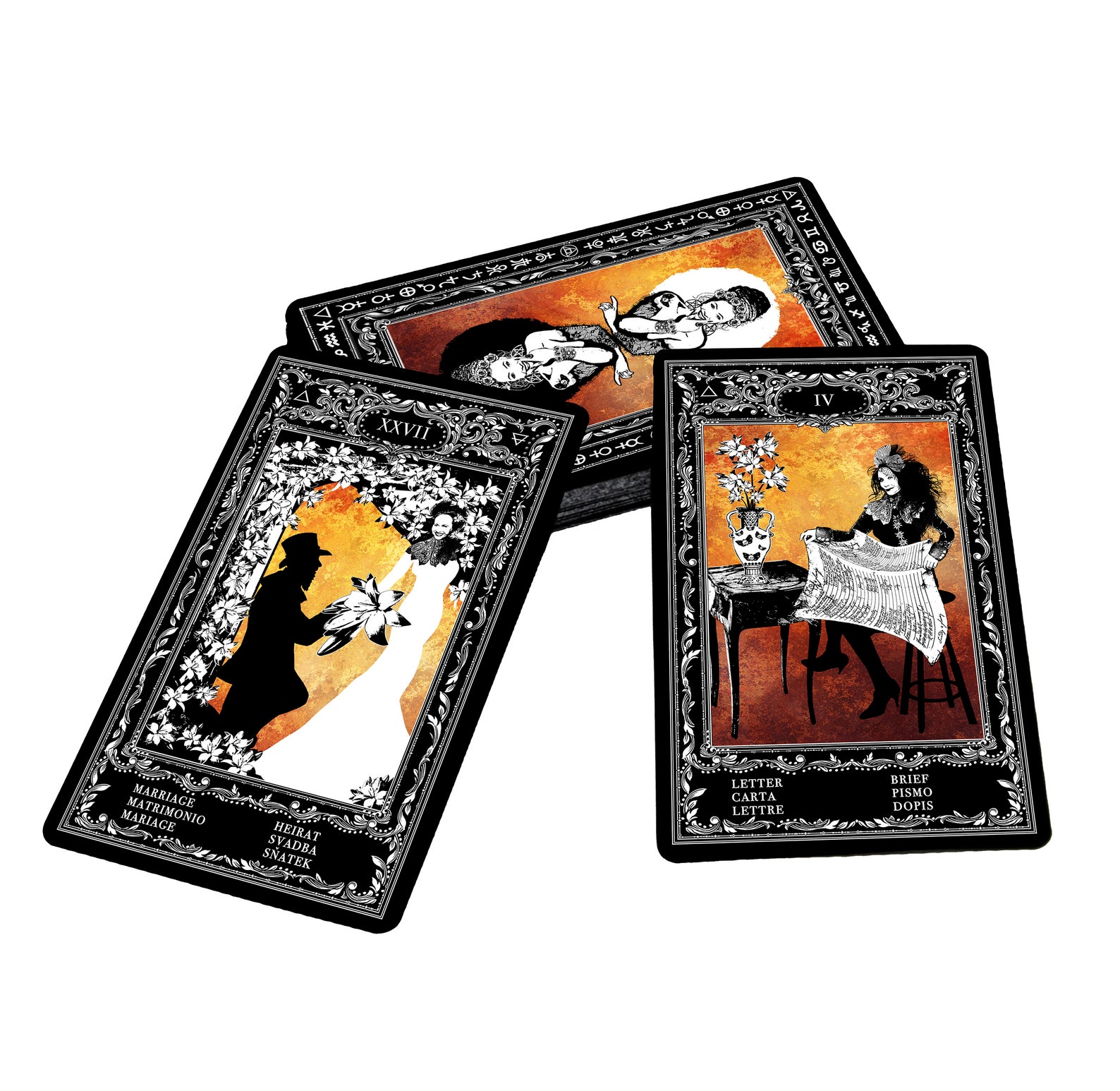 Bohemian Gipsy Oracle Cards II. Gypsy Tarot Cards Gypsy Etsy UK