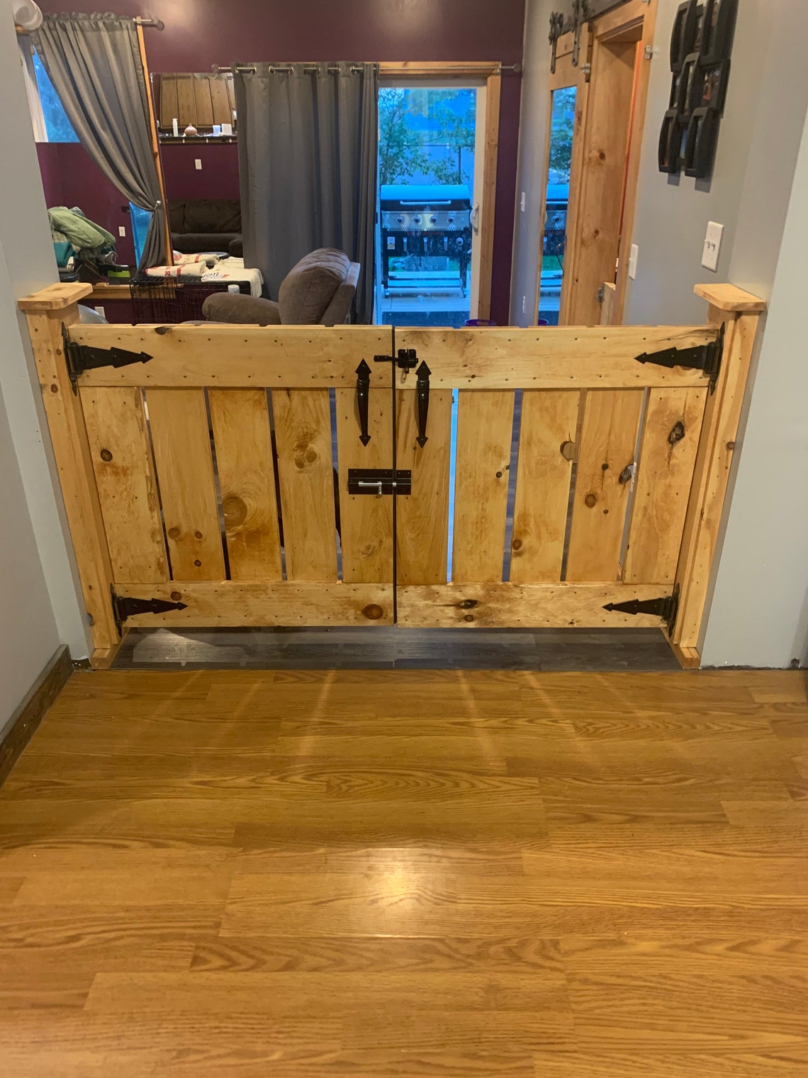 Barn Door Baby/dog Gate Doors Swinging Doors Custom Baby/dog Etsy