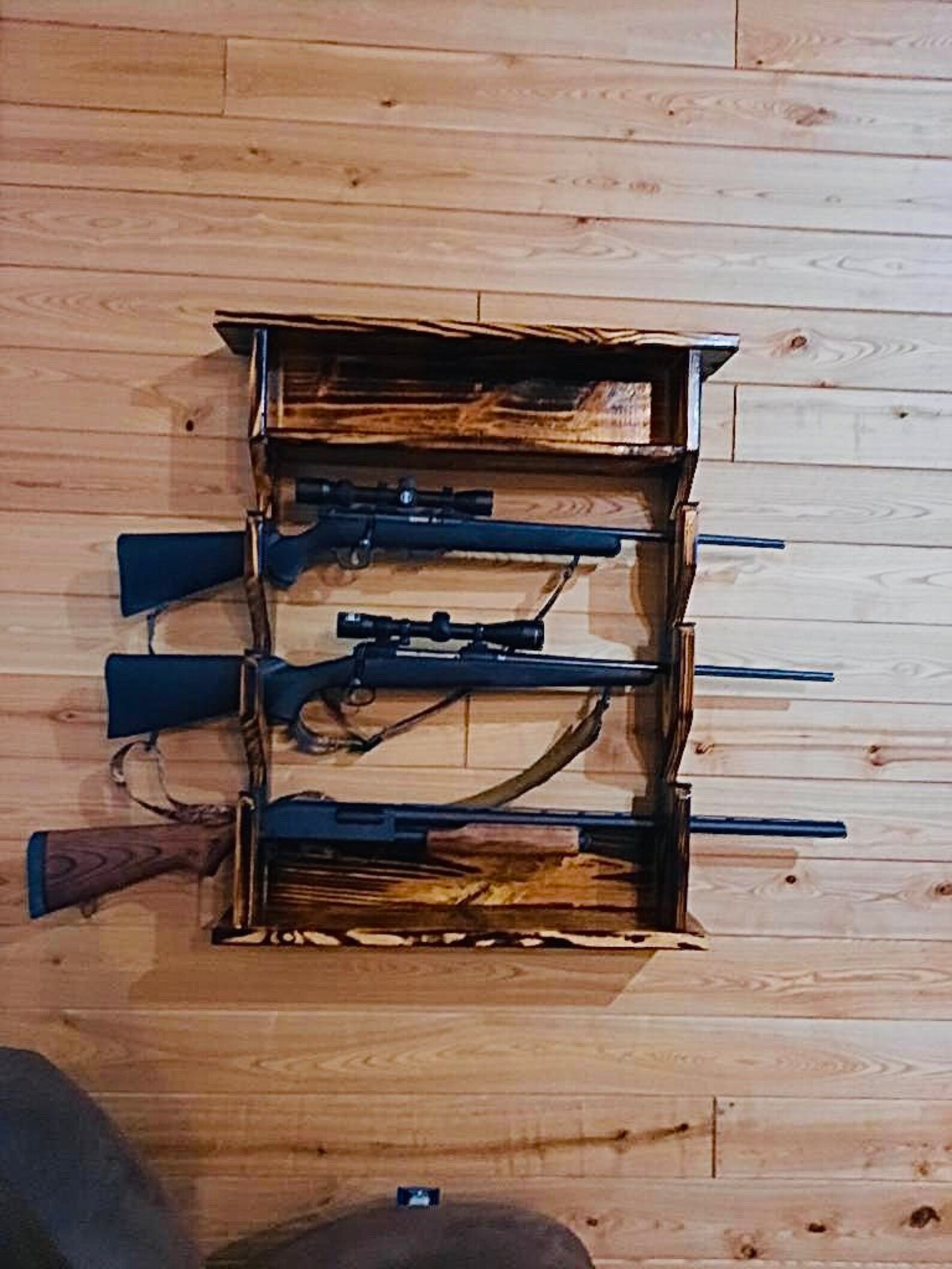 Gun rack storage rack handgun Etsy