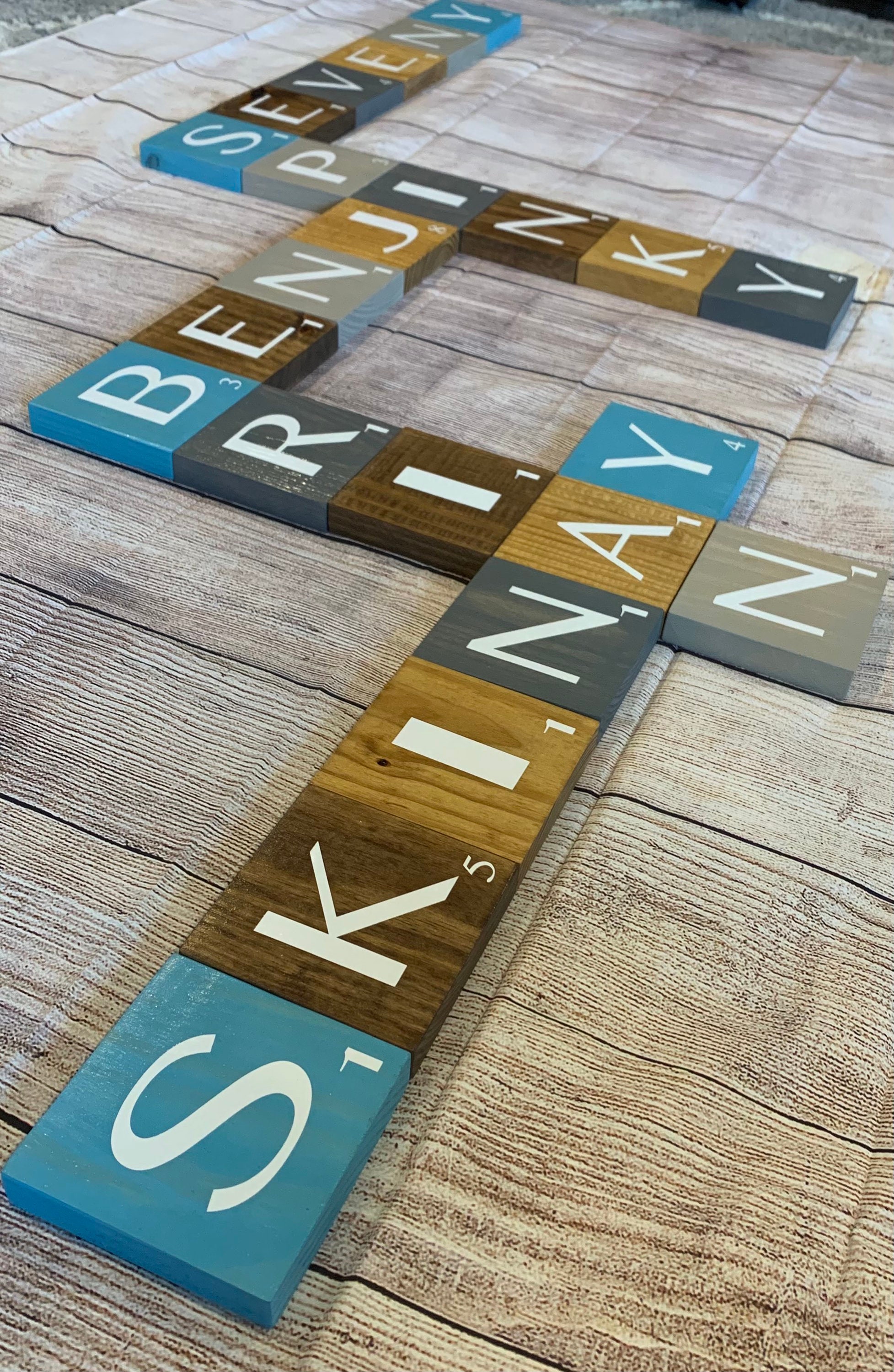 Scrabble Wall Tiles Wall Scrabble Etsy