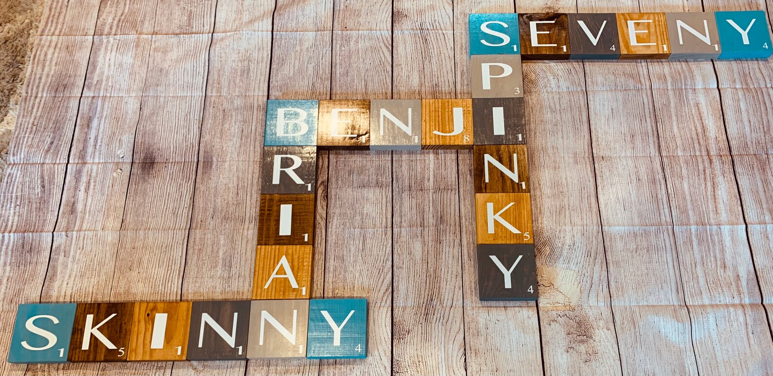Scrabble Wall Tiles Wall Scrabble Etsy
