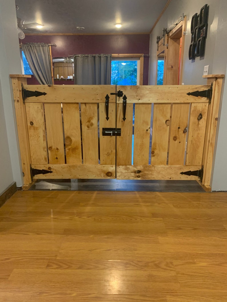 Barn Door Baby/dog Gate Doors Swinging Doors Custom Baby/dog Etsy