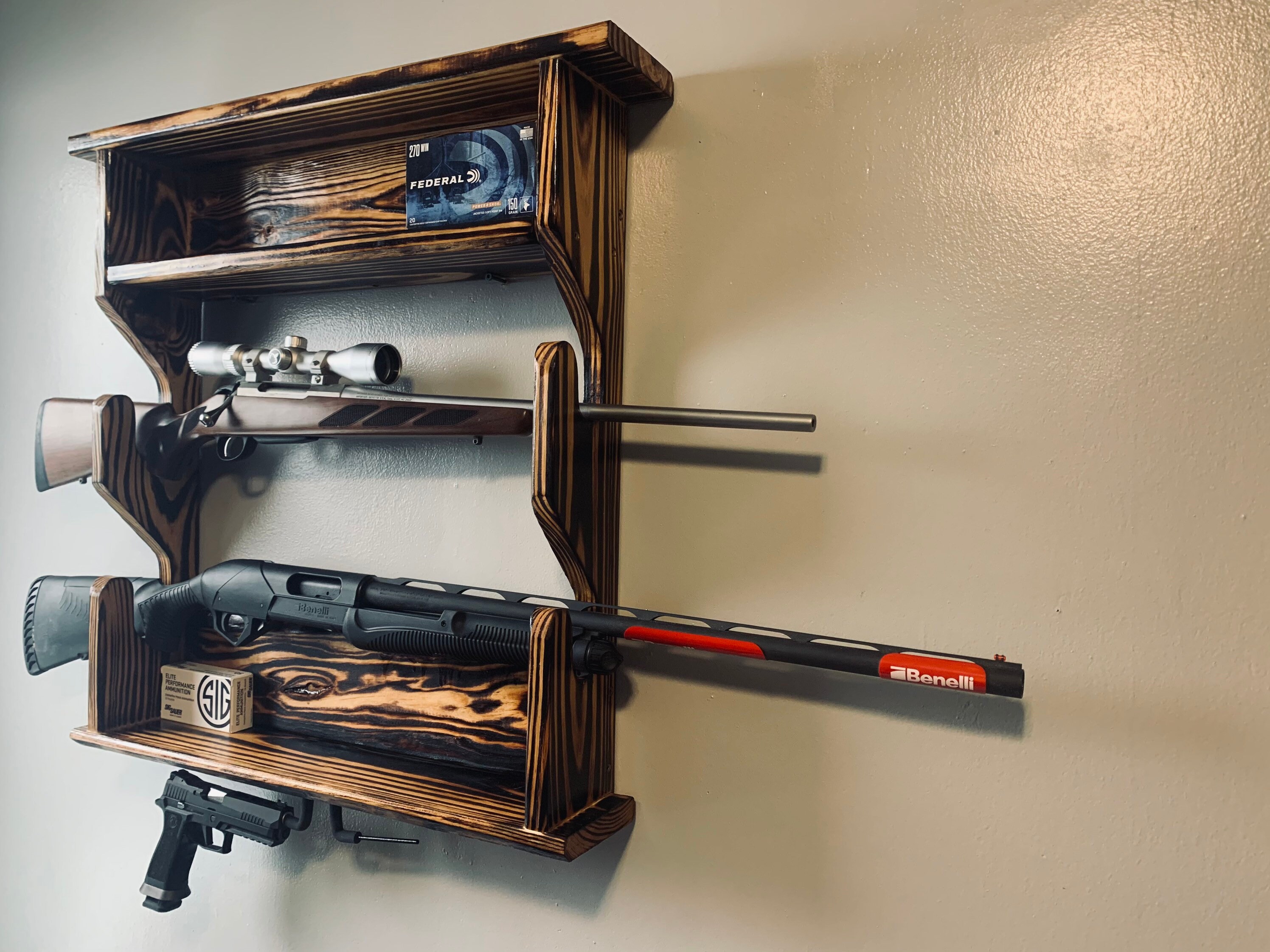 Gun Rack Storage Rack Handgun Etsy