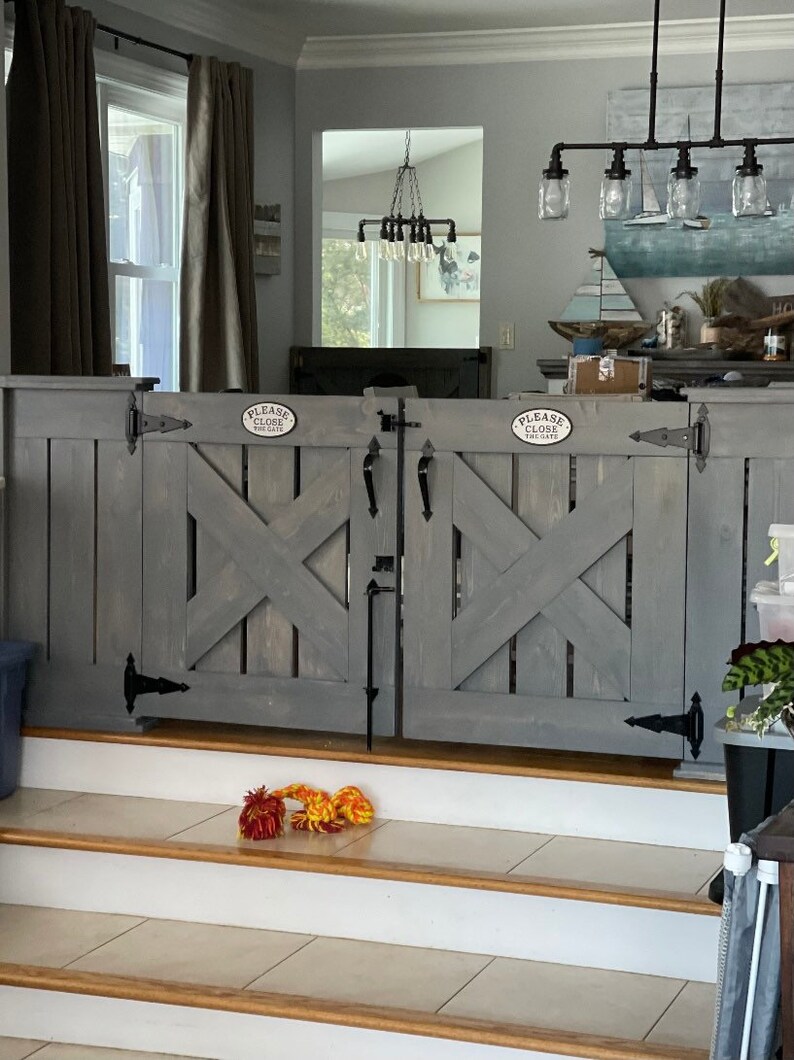 Barn Door Baby/dog Gate Doors Swinging Doors Custom Baby/dog Etsy