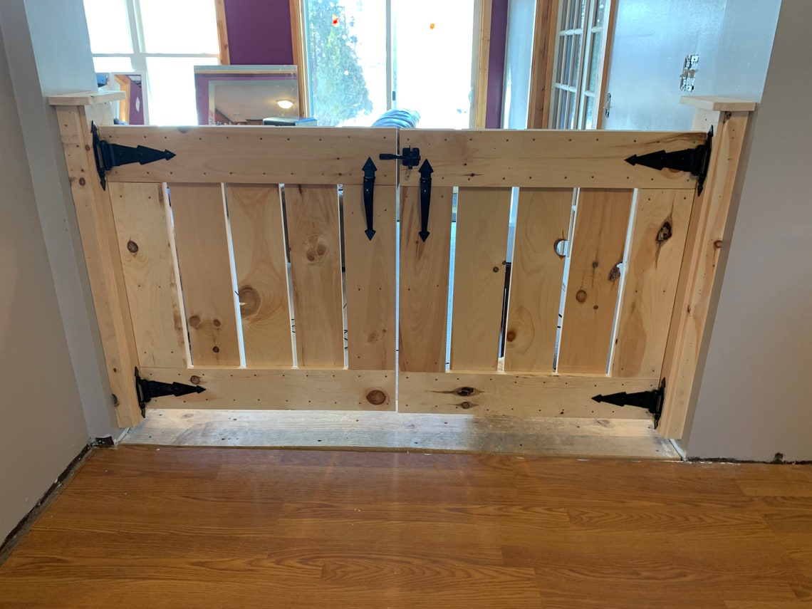Barn door Baby/dog gate doors swinging doors custom baby/dog Etsy